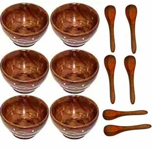 Lxonline Wooden Soup Bowl