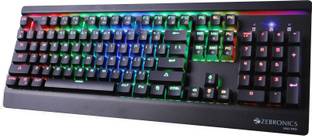 जेब्रोनिक्स MAX PRO MECHANICAL USB WIRED KEYBOARD वायर्ड USB गेमिंग कीबोर्ड