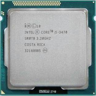 Intel Core i5-3470 3.2 GHz Upto 3.6 GHz LGA 1155 Socket 4 Cores 4 Threads 6 MB Smart Cache Desktop Processor (Silver) 3.2 GHz LGA 1155 Socket 4 Cores Desktop Processor
