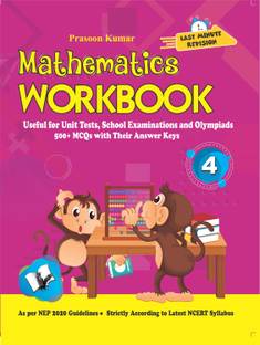 Mathematics Workbook Class 4  - Useful for Unit Tests, School Examinations and Olympiads