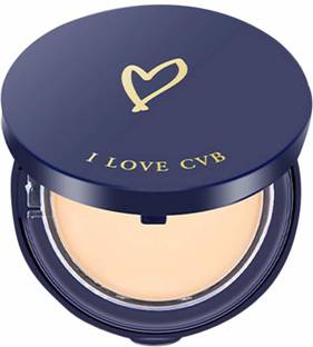CVB C25-01 Perfect Pressed Powder for Long Lasting Effect, Weightless Stay Compact Powder for Makeup Base, Enhances Skin Tone, Blurs Imperfections Compact