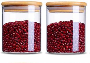 Sv Enterprise Glass Grocery Container  - 700 ml