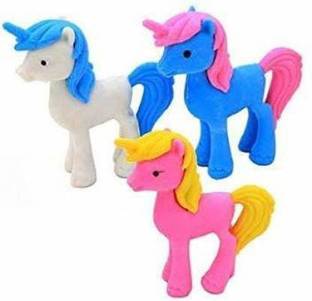 Little Angels UNICORN ERASERS (PACK OF 3) Non-Toxic Eraser