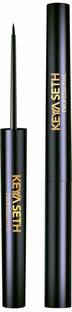 KEYA SETH AROMATHERAPY Eyeliner Gel, Water proof Smudge Proof Dries Up Quickly, Jet Black, Matte Finish Eye Make up with Brush 1.8 ml
