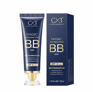 CVB C65-01 Magic Skin Beautifier BB Fair Cream for Complexion Enhancer, BB Foundation for Face Make-up, Skin Hydration with SPF 30 ++ Foundation