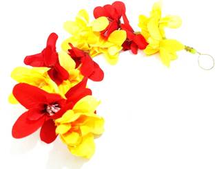 rayie collection rayieFASHION Artificial Flower Gajra Bun Juda Maker Flower Gajra Hair Accessories For Women and Girls Bun