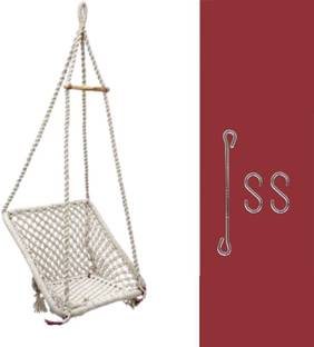 Curio Centre Square Modern Hanging Swing Chair Cotton Large Swing