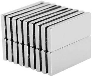 MAGNETICKS Magneticks 30x10x2mm NdFeB Block Shaped Multipurpose Office & Fridge Magnet (Pack Of 20) Multipurpose Office Magnets, Fridge Magnet Pack of 20