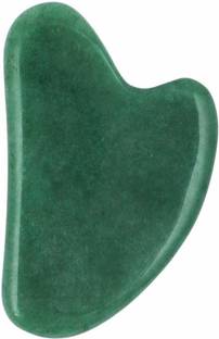 PEORA Green Jade Gua Sha Stone Handcrafted Natural Himalayan Healing Stone Gua Sha Face Massage Tool for Stress Relief and Anti-Aging Scraping Facial Massager for Acupuncture Trigger Point Therapy