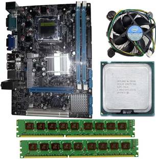 ZEBRONICS ZEB-G41-D3-4GB-COMBO LGA 775Socket ATX Intel G41 Chipset DDR3 Motherboard for Desktop