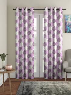 Flipkart SmartBuy 210 cm (7 ft) Polyester Semi Transparent Door Curtain (Pack Of 2)