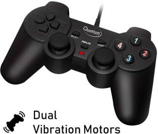 QUANTUM QHM7468 USB Gamepad with Dual Vibration  Gamepad