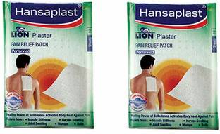 HANSAPLAST Lion plaster Pain Relief Patch Perforated 2 x 10 Sheets Adhesive Band Aid