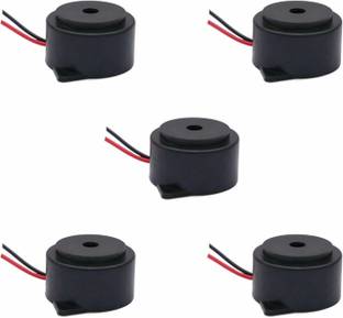 Stookin Electronic Buzzer Alarm Sounder Continuous Sound Beep PACK of 5 Sound Recorder and Sound Circuit Electronic Hobby Kit