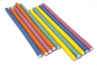 Bueno 10pcs DIY Curler Makers Soft Foam Bendy Twist Curls Tool Styling Hair Rollers Rods Hair Curler