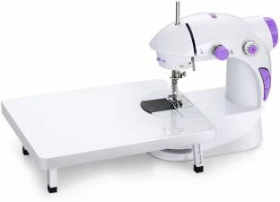 CATIVE Portable Mini Sewing Machine for Home Use with Extension Table, Stitching Machine for Home, Tai...