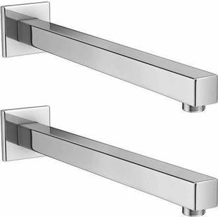 Torofy Exclusive Stainless Steel Shower Arm Square 12Inch (Pack Of 2) Shower Head