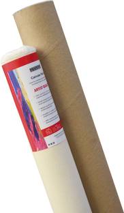 Pragati Systems 'Artist' Series 10 Oz Canvas Roll 84 Inch x 5 Meter Polycotton Medium Grain Canvas Roll (Set of 1)