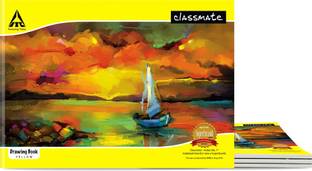Classmate Drawing Book 210 mm x 297mm A4 Notebook Unruled 40 Pages