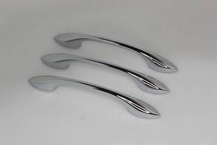 GS Gujarat High Quality Stainless Steel Kitchen Cabinet Handles, Door and Drawer Handles, Furniture Handles, Pull Handles For Home and Furniture improvement - Pack of 6 pcs (Size - 12 inches, Color - Nickel Chrome) Stainless Steel Cabinet/Drawer Handle