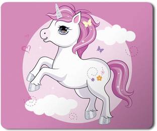 feeling hub Unicorn Printed Mouse Pads [Rubber] [for Men & Women][for Boy & Girl][Computer Laptop Accessory] Non Slip Base Mousepad