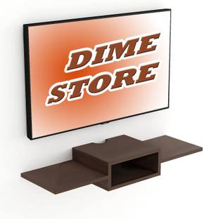 DreamyDesign Set Top Box Holder Wall Mount Setup Box Stand Wall Shelf MDF (Medium Density Fiber) Wall Shelf