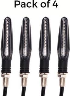 Santech Side LED Indicator Light for KTM, Yamaha, Universal For Bike, Bajaj, Kawasaki, Hero, TVS R15, Super|Thunderbird, Pulsar 200NS, Pulsar 135 LS DTS-i, Ninja 250, Pulsar 135, Splender iSMART, Duke RC 190, Duke 180, Ninja, Duke 190, Duke 690, Discover 125 M, Apache RTR 160, Apache RTR 150, Apache 220, Splendor Plus