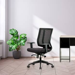 Featherlite Liberate MB Mesh Fabric Office Adjustable Arm Chair