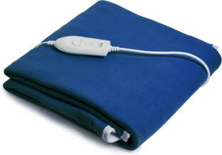 Expressions Solid Single Electric Blanket for  Heavy Winter