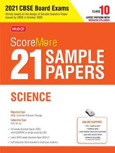 Scoremore 21 Sample Papers Cbse Boards Class 10 Science