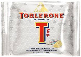 Toblerone TINY SWISS WHITE CHOCOLATE MINIS IMPORTED 200 GMS Bars