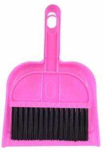 DINERO Multipurpose Mini Dustpan Supdi with Brush Broom Set for Cleaning Drawer Cleaner, Laptops, Keyboards, Dining Table , Car Interior (Pack of 2) Plastic Dustpan Plastic Dustpan