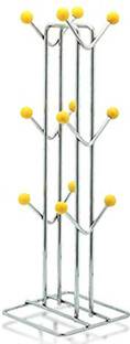 Sukanya Creation Cup Kitchen Rack Steel Stainless Steel Cup Stand / Cup Holder