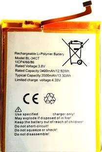 FULL CELL Mobile Battery For  Tecno Camon i4 / Tecno Spark 3 Pro / Tecno Camon iSky 3 / Tecno Camon 11S / BL-34CT / BL34CT