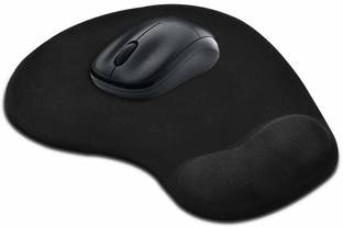 CLUSPEX Mouse Pad with Gel Wrist Rest Support, Ergonomic Mouse Cushion with Non Slip Rubber Base Mouse Pad for Laptop, Computer, Gaming, Office Non Slip Base Mousepad