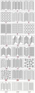 Gugzy Beauty Nail Art Designs French, Chevron & Teardrop Nail Tip Guides Stickers I Nail Art Sticker I Nail Art Guide I Nail Tip Guide I French Tip Guide I Nail Art Tip Guide