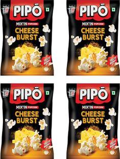 PIPO POPCORN-MIXIN CHEESE BURST-60 GM-PACK OF 4 CHEESE BURST Popcorn