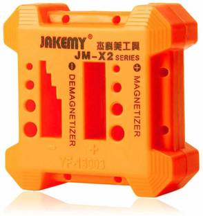 JAKEMY Magnetizer & Demagnetizer, Can be used to Magnetize Screwdriver Tips & other Components, Demagnetizing tweezers & Screwdrivers (No Batteries or Electricity Required) - JM-X2 Standard Screwdriver Set