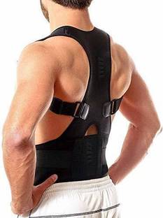 ujas JOMLYCART.COM Magnetic Back Brace Posture Corrector Therapy Shoulder Belt Back Posture Corrector