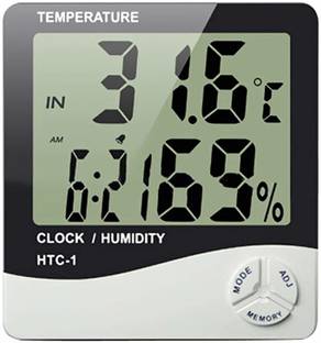 HARIJI Analog White Clock