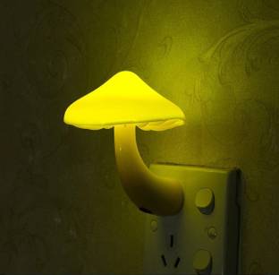 Skylofts Mushroom LED Night Lamp with Sensor Plug in Lamp Wall Socket Night Light Home Decoration Night Lamp