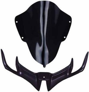 GoGo point R 15 v3 Double Bubble Visor and Winglet Pack of 2 Bike Fairing Kit