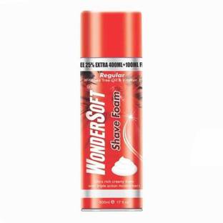 Wondersoft Regular Shave Foam With Bonus Size 500ML