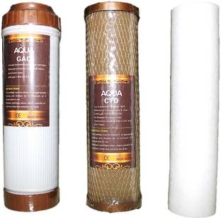 Krisell Aqua CTO GAC Spun filter set RO Service Kit for Wall Mount And UTC Under the Sink Counter Water Purifiers Solid Filter Cartridge