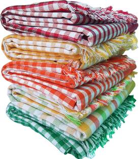 sai praseeda Cotton 500 GSM Bath Towel Set