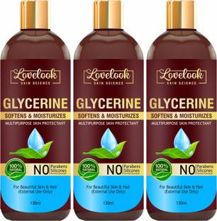 Lovelook 100% Pure & Natural Glycerine for For Beauutiful Skin & Hair Face Wash