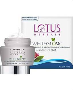 LOTUS HERBALS WhiteGlow Skin Whitening& Brightening Nourishing Night Creme