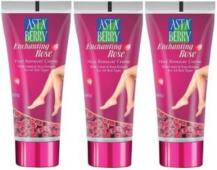 ASTABERRY Enchanting Rose Hair Removal Cream (Pack of 3) Cream