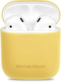DailyObjects Silicone Press Stud Headphone Case For Apple Airpods 1st Generation, Apple Airpods 2nd Generation