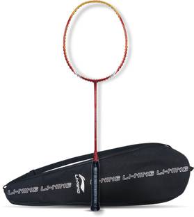 LI-NING Ultra Strong 978+ Red, Gold Unstrung Badminton Racquet